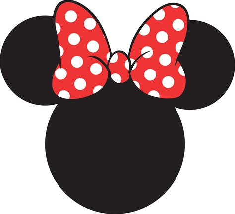 Minnie Mouse Outline Clip Art