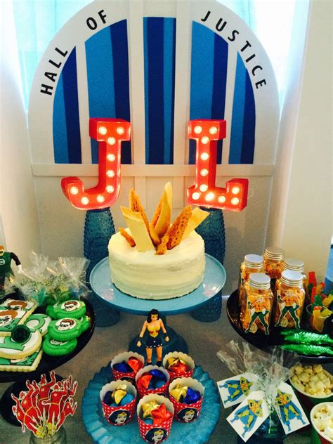 Justice Leaguesuperhero Birthday Party Ideas Photo 2 Of 33 Catch My Party