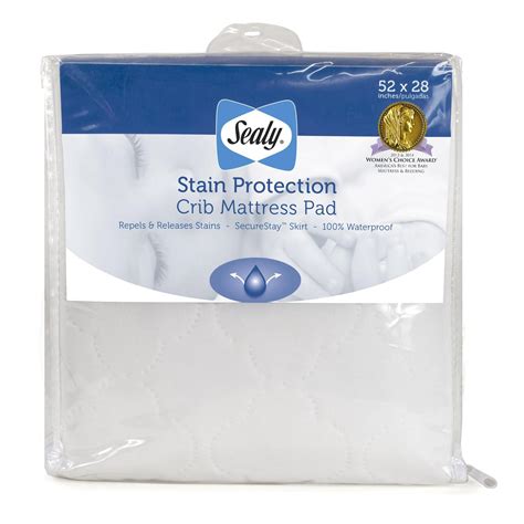 Although many crib mattresses look similar on the outside, on the inside they can be made of find out about the different types of crib mattresses on the market, and what to look for when buying a. Sealy Stain Protection Crib Mattress Pad - $32.36 | OJCommerce