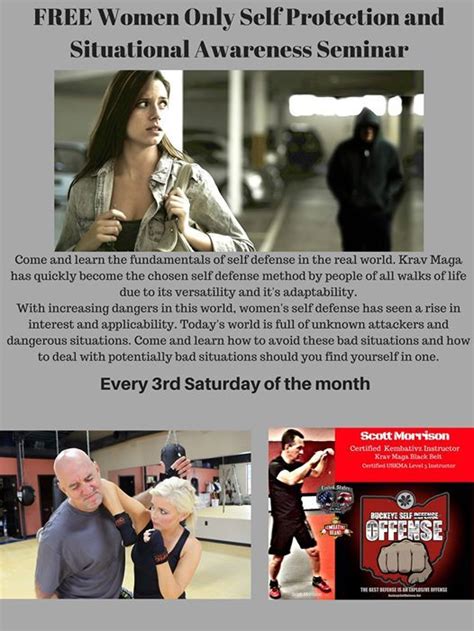 Free Women Only Self Defense Seminar Buckeye Self Defense Gahanna February 15 2020