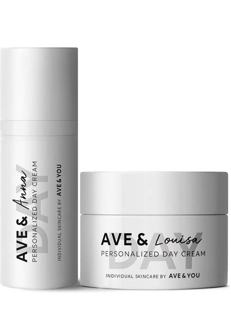 Buy Personalized Day Face Cream Vegan And Cruelty Free Ingredients Ave And You