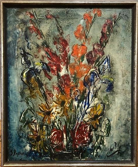 Raphaeli Zvi Still Life With Flowers Mutualart