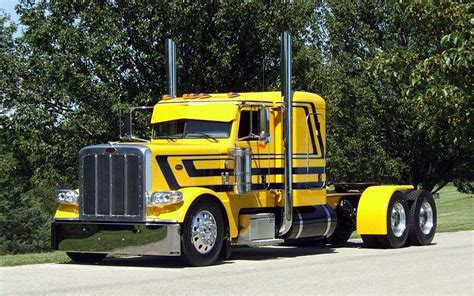 Yellow Peterbilt 2010 Show Trucks Big Rig Trucks Trucks For Sale