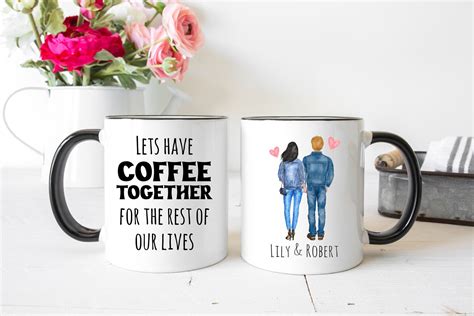 Personalized Couple Mug Custom Couples Coffee Mug Cute Etsy