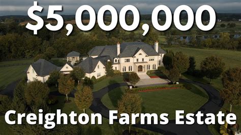 Inside A 5 Million Creighton Farms Estate Mansion Tour Youtube