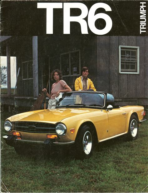 1974 Triumph Tr6 Brochure Cover Cover From A 1974 Triumph Flickr