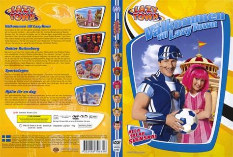 Coversboxsk Lazy Town Välkommen Till Lazy Town Vol 1 High