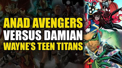 Teen Titans Vs The Avengers Marvel Vs Dc Youtube
