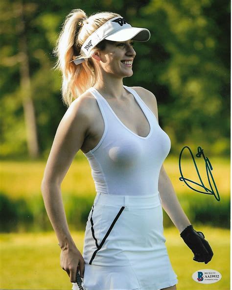 Paige Spiranac Autographed Signed Lpga Golf Hot Sexy Bas X Photo
