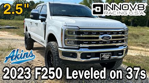 2023 Ford F 250 Lariat 25” Leveled On 37s And Innov8 Forged Wheels