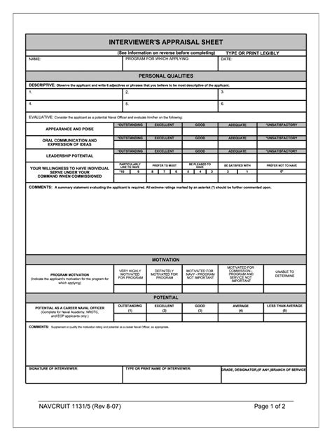2007 Form Navcruit 11315 Fill Online Printable Fillable Blank