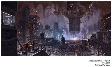 Artstation Underground City Nathaniel Pengson