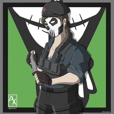 Artstation Rainbow 6 Siege Caveira Fan Art