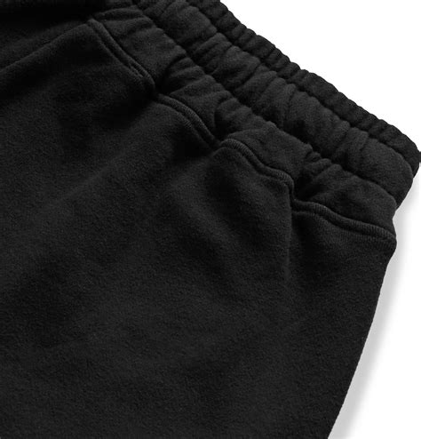 Billy Cloud Slim Fit Tapered Loopback Cotton Jersey Sweatpants