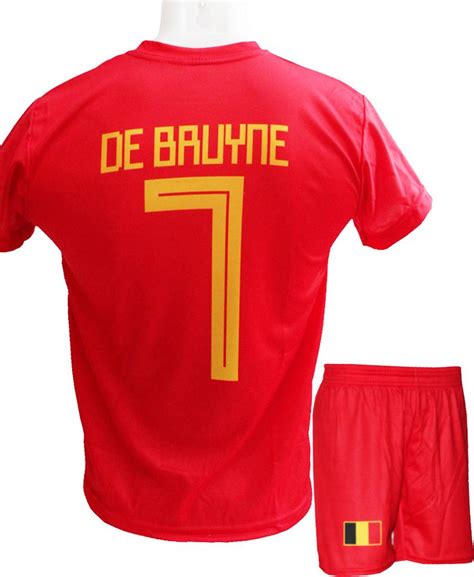 Enige webshop voor je belgië thuisshirt/thuistenue, uitshirt/uittenue, third shirt/tenue en meer. België Voetbaltenue De Bruyne "Thuis" 2018-2020 - Megatip.be