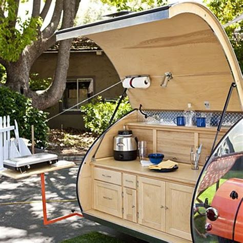 Teardrop Trailers Hitch A Tiny Kitchen To Your Car Camping Trailer