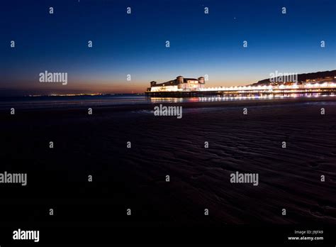Grand Pier Weston Super Mare Night Hi Res Stock Photography And Images