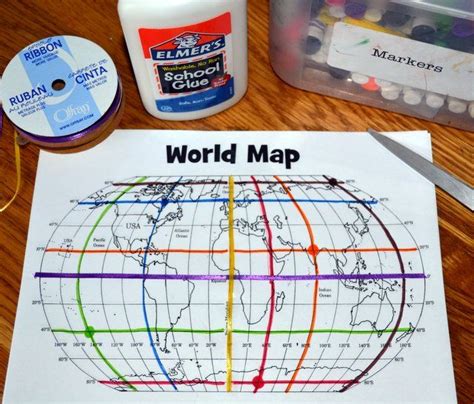 World Map With Equator And Prime Meridian Lines Map
