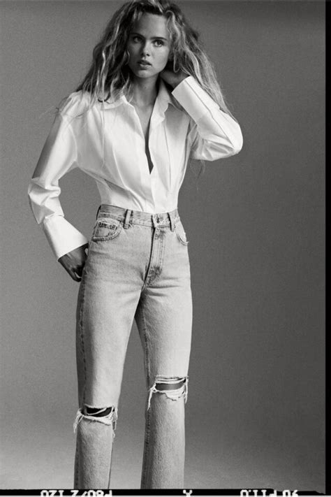 Zara Denim Fall 2020 Lookbook 9 Images Of Olivia Vinten Takes On