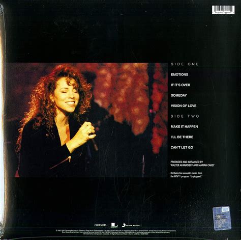 Mariah Carey Mtv Unplugged Vinyl Mariah Carey