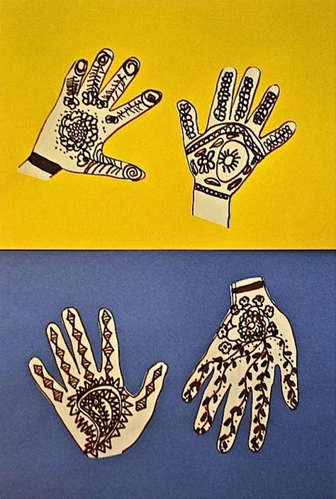 Aggregate 78 Mehndi Hand Painting Vn