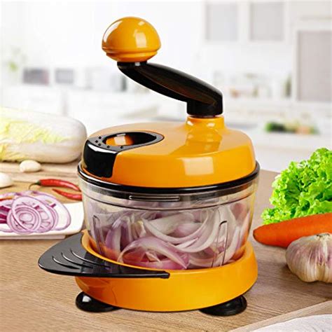 Migecon Manual Vegetable Chopper Hand Held Food Processor For Fruits