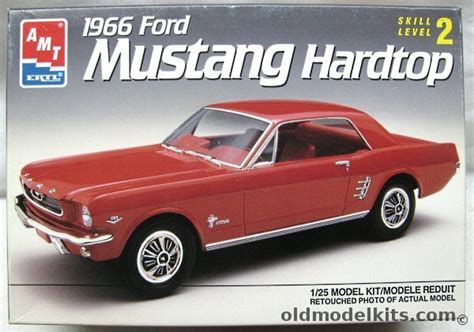 These ford mustang kits on the site are made of durable materials such as metal and aluminum to last for a long span and can fit exactly with your automotive model. AMT 1/25 1966 Ford Mustang - 2 Door Hardtop Coupe 3 in 1 ...