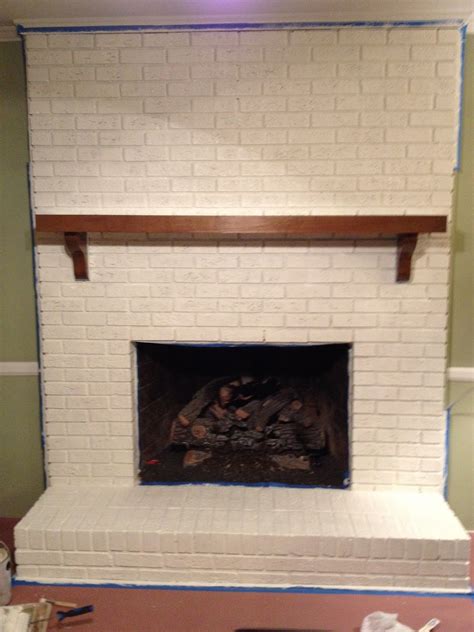 Is there a particular type of paint that should be used on brick? fireplace | Painted brick fireplaces, Brick fireplace ...