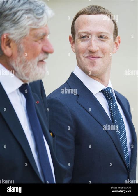 Facebooks Ceo Mark Zuckerberg Leaves Elysee Palace In Paris France