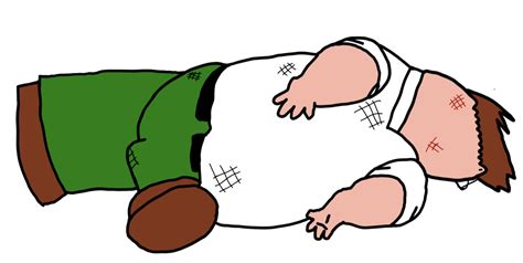 Peter Griffin Dead Pose Because Why Not By Alexover9000 On Deviantart