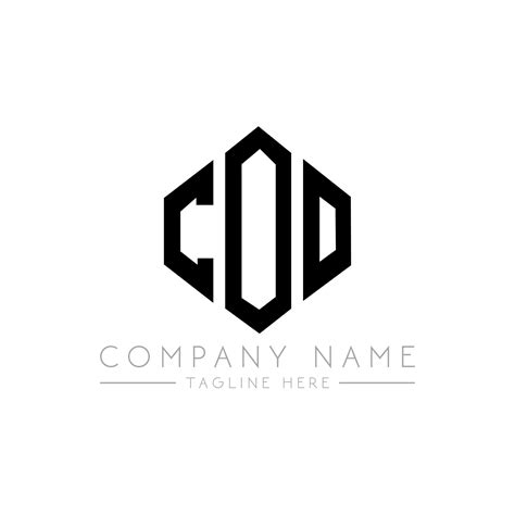 Coo Letter Logo Design With Polygon Shape Coo Polygon And Cube Shape