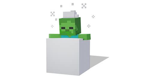 Here Is A Cute Baby Zombie For December Rminecraft