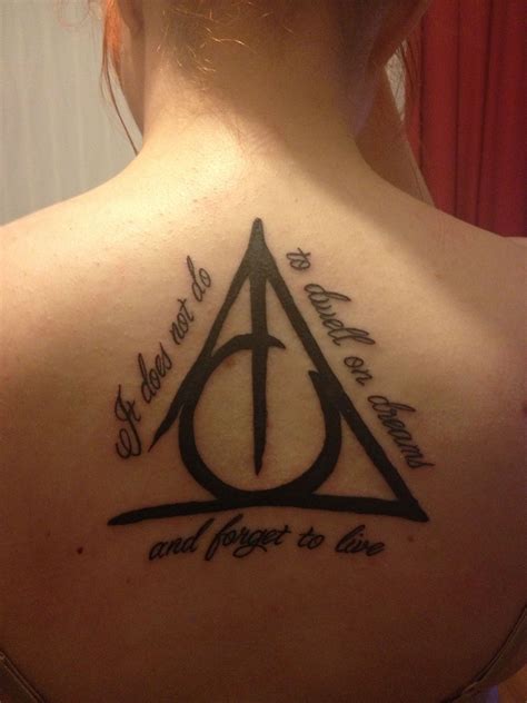 My First Tattoo Harry Potter Deathly Hallows Tattoos Harry Potter