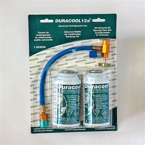 Duracool Consumer Recharge Kit Deepfreeze Refrigerants Inc