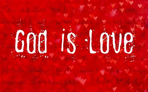 48 God Is Love Wallpaper