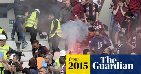 Juventus Must Shut Curva Sud After Fans Paper Bomb Against Torino Juventus The Guardian