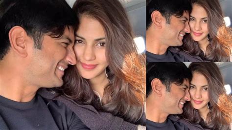 Rhea Chakraborty Has Sushant Singh Rajput And Her S This Cosy Picture