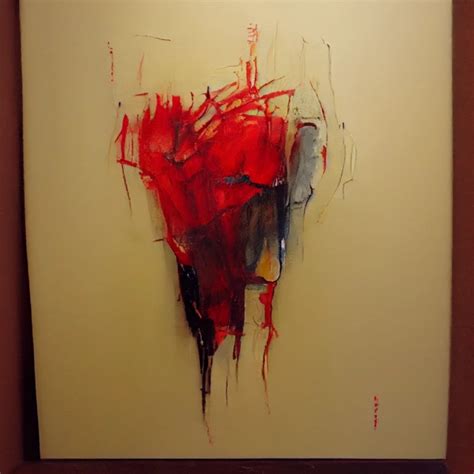 An Abstract Painting Of The Pain Felt By A Parent When Midjourney