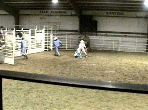 Bull Riding Wreck Gettin Knocked Out Youtube