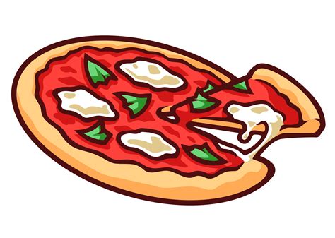 Vector Clipart Dibujo De Pizza Pizza Imagenes Y Arte De Pizza