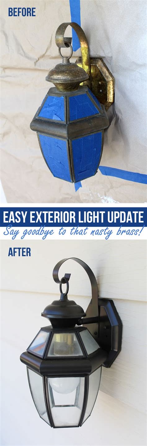 Werkzeug und baumaterial für profis und heimwerker. Easy Exterior Light Update - thecraftpatchblog.com