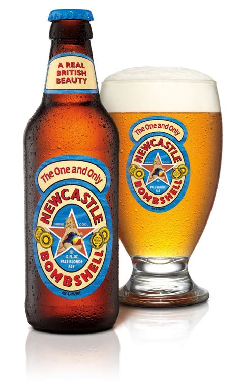 Newcastle Bombshell Blonde Ale Beer Brands Beer Beer Steins