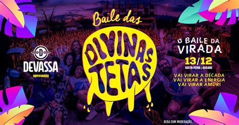 Baile Das Divinas Tetas O Baile Da Virada Sympla