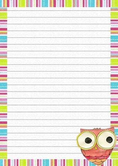 Para Escribir Free Writing Paper Printable Lined Paper Stationery Paper