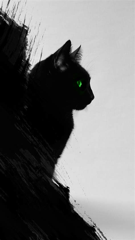 Free Download Black Cat Wallpaper Black Cat Wallpaper Iphone 1080x1920