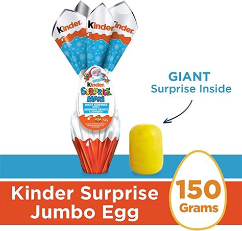 Kinder Surprise Maxi Classic Egg With Surprise Toy Jumbo Chocolate Egg