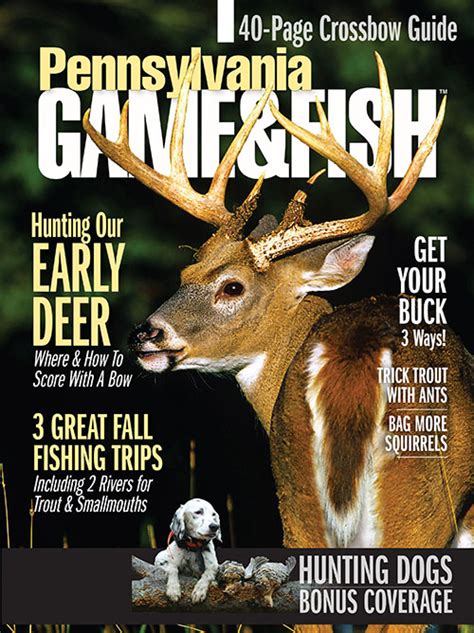 Pennsylvania Game And Fish Magazine Subscription Discount 33 Magsstore