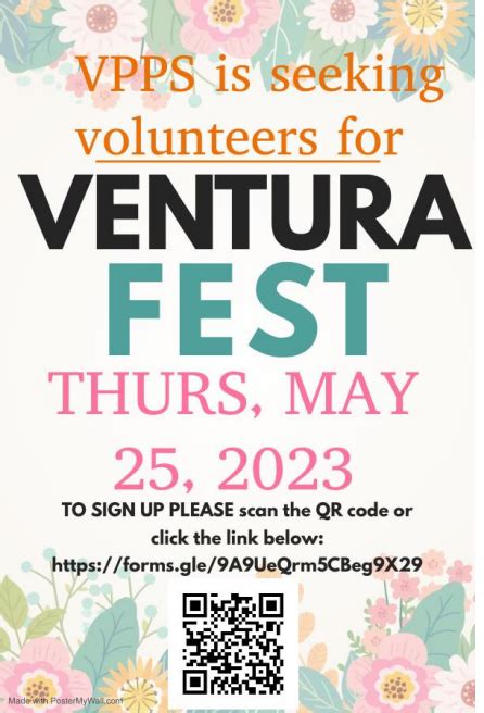 Ventura Fest Volunteers Needed Ventura Park PS BLOG
