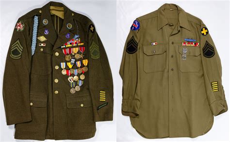 Lot 213 World War Ii Us Army Uniforms With Medals