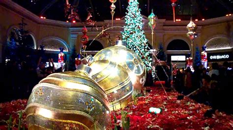 Bellagio Las Vegas Inside Christmas Display Chasing